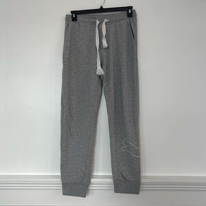Men’s puma, gray joggers size large
